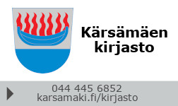 Kärsämäen kirjasto logo